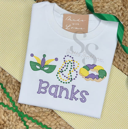 Mardi Gras Trio Shirt