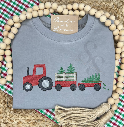 Christmas Tree Farm Tractor Shirt
