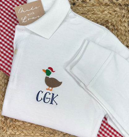 Mini Christmas Duck Polo Shirt