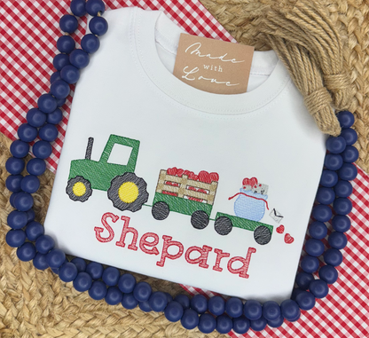 Valentine Farm Tractor Shirt