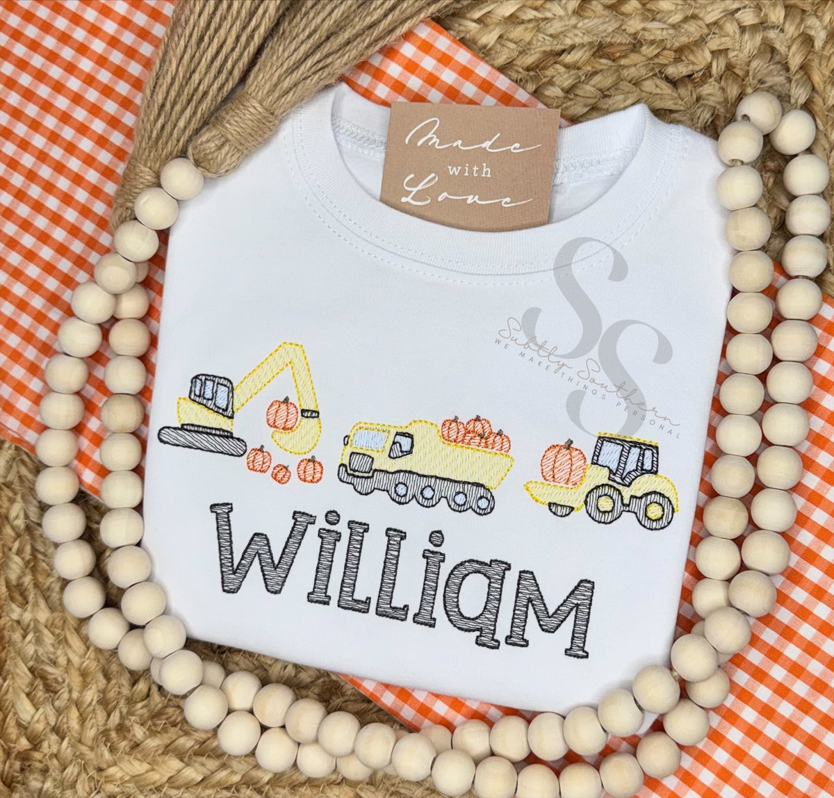 Pumpkin Construction Trio Shirt