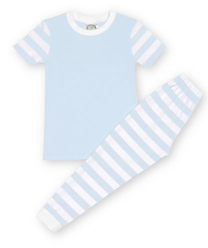 Short Sleeve Pastel Pajama Set