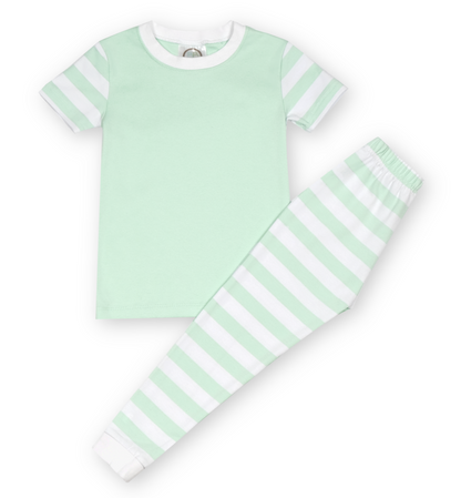 Short Sleeve Pastel Pajama Set