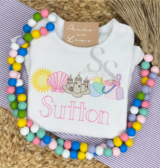 Sandcastle Beach Fun Shirt