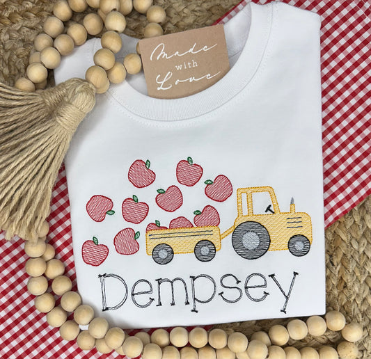 Apple Farm Tractor Shirt