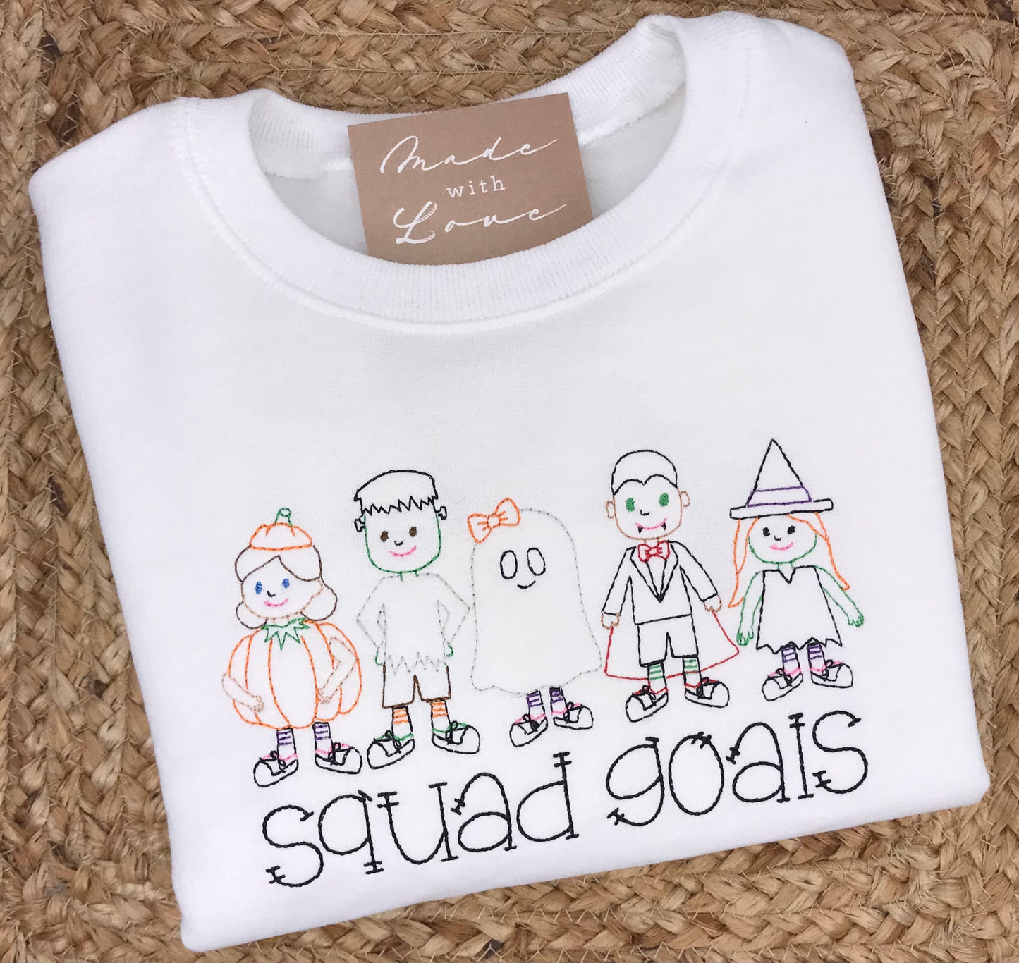 Ready to ship! Size 2/4 - Halloween Squad Goals Sweatshirt