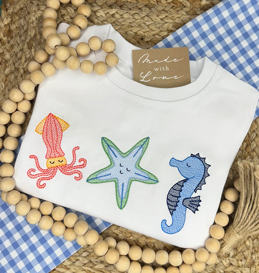 Happy Sea Critters Shirt