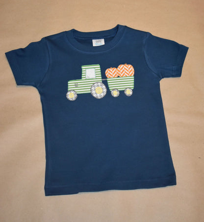 Simple Pumpkin Tractor Shirt