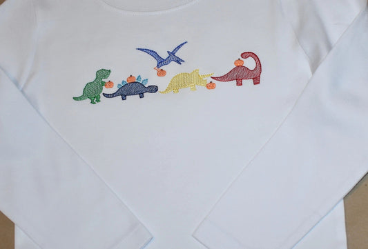 Dinosaur Pumpkin Party Shirt