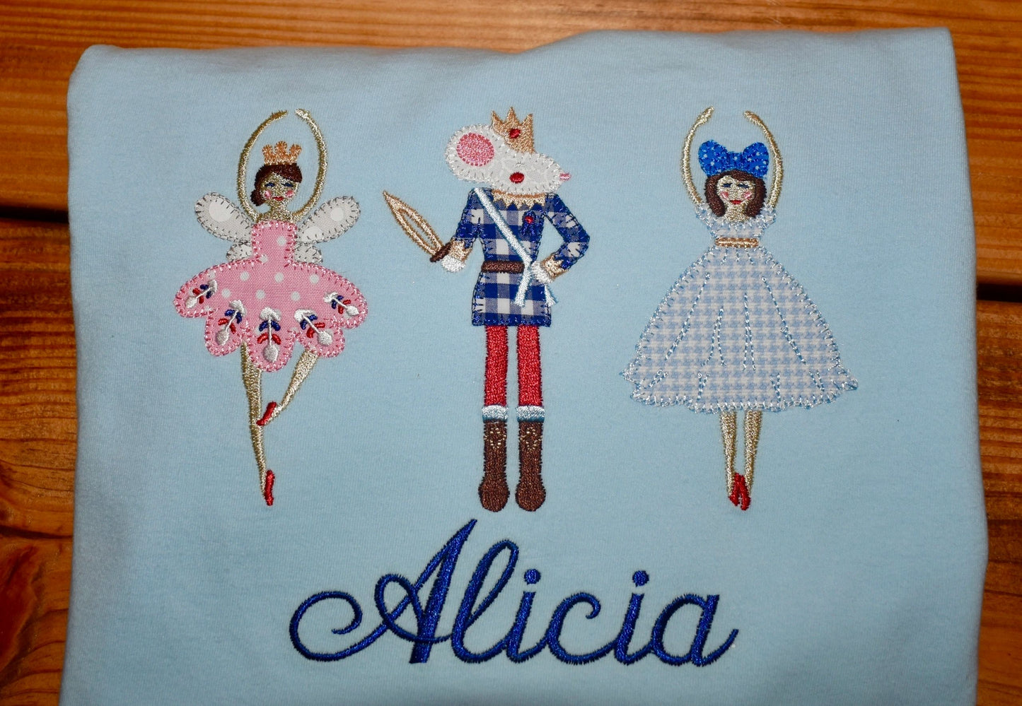 Nutcracker Ballet Trio Appliqué Shirt