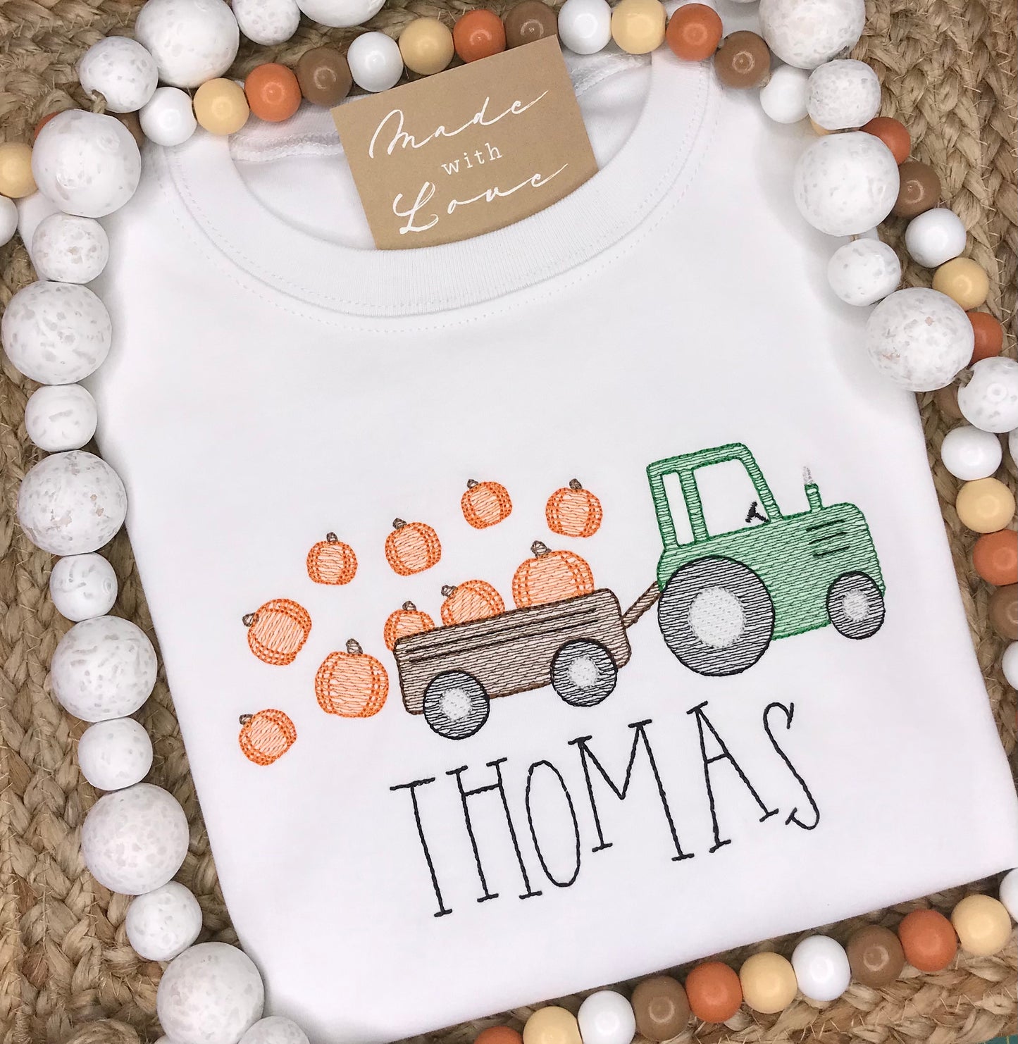 Pumpkin Farm Tractor Shirt