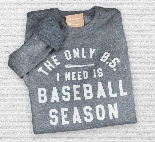 Baseball Season Sweatshirt - Adult