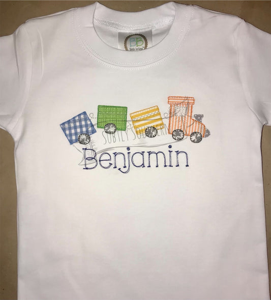 Little Train Appliqué Shirt