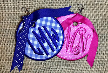 Large Personalized Bag Tag