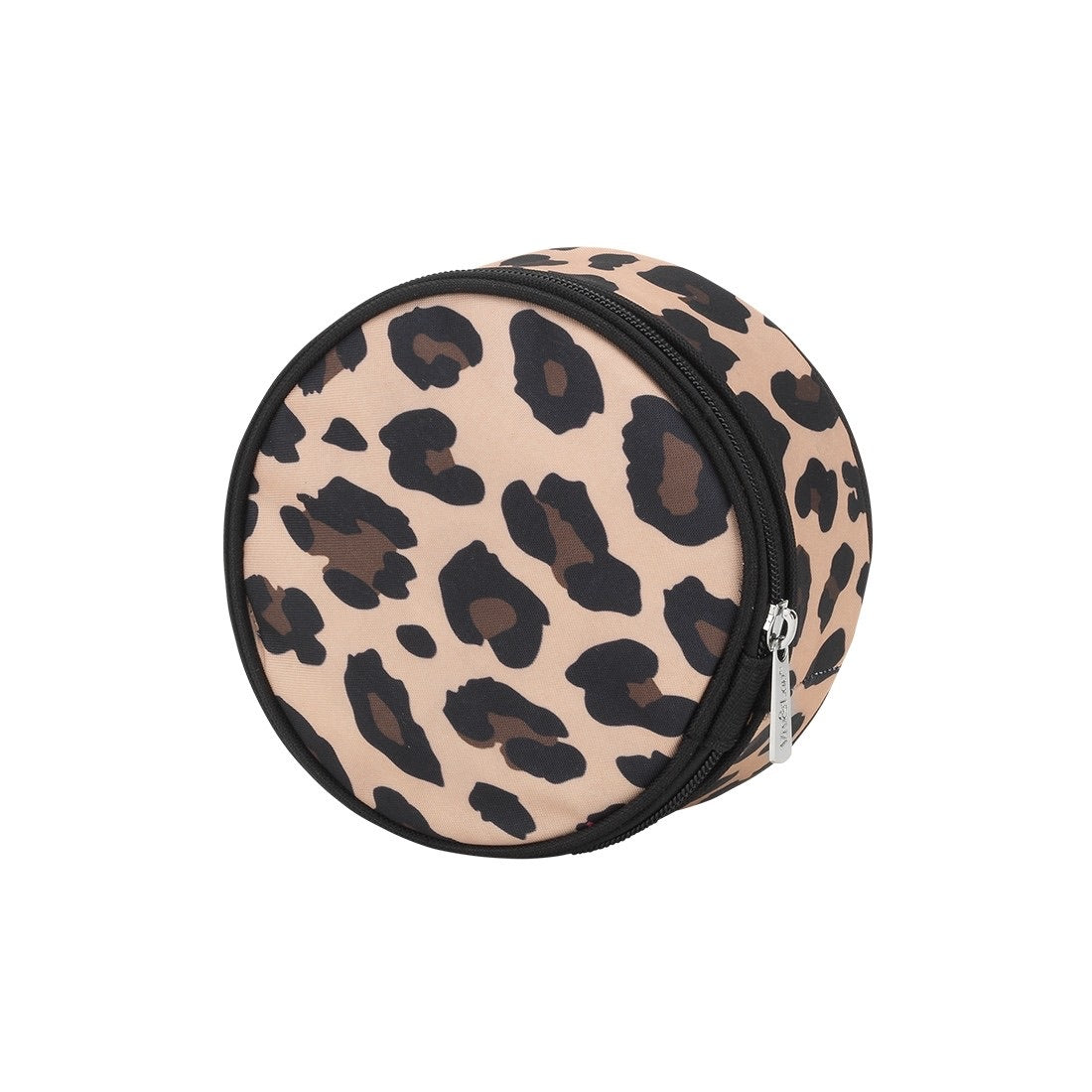 Wild Side Leopard Round Jewelry Case