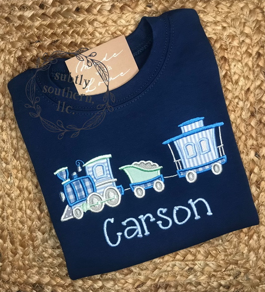 Train Set Appliqué Shirt