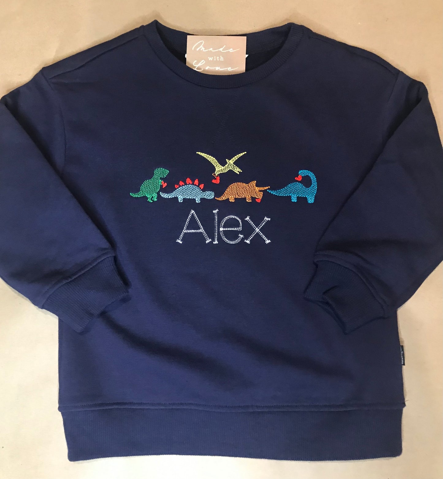Dinosaur Valentine Party Sweatshirt - Youth