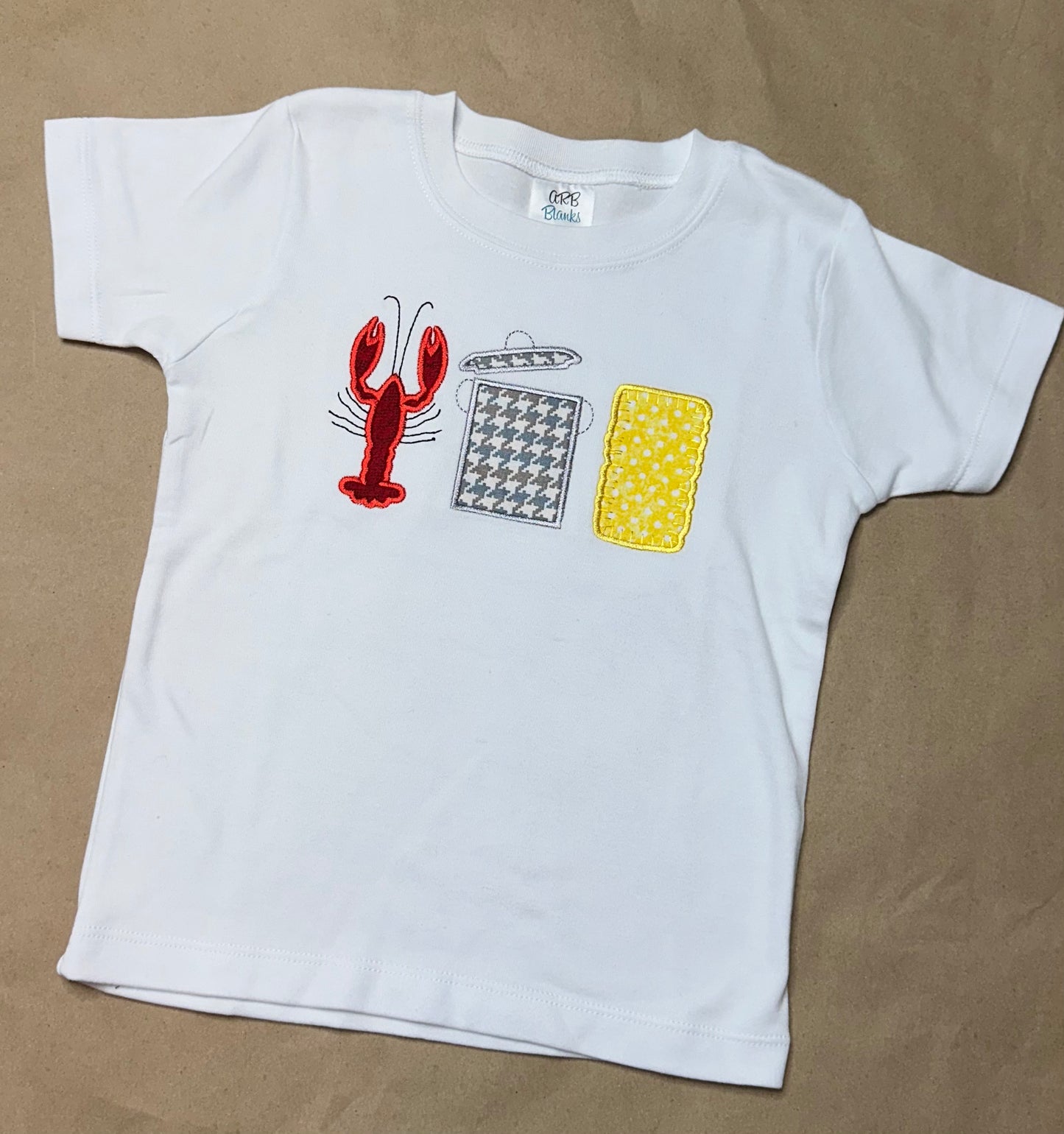 Ready to ship! Size 3T - Crawfish Boil Trio Shirt