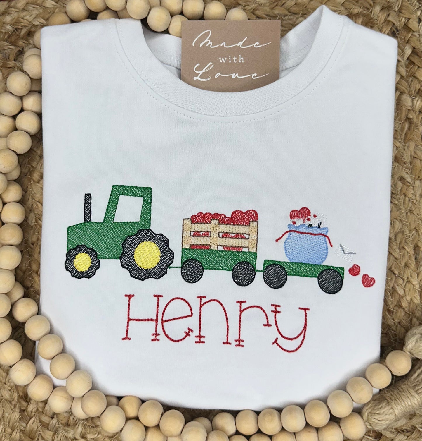 Valentine Farm Tractor Shirt
