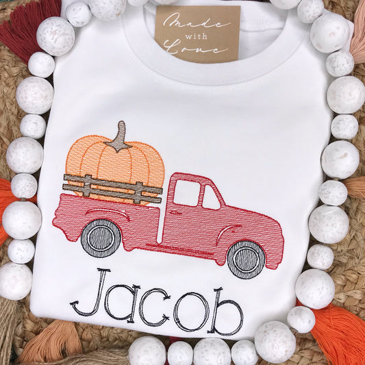 Fall Faves Sketch Truck Shirt