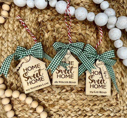 Personalized Home Sweet Home Ornament