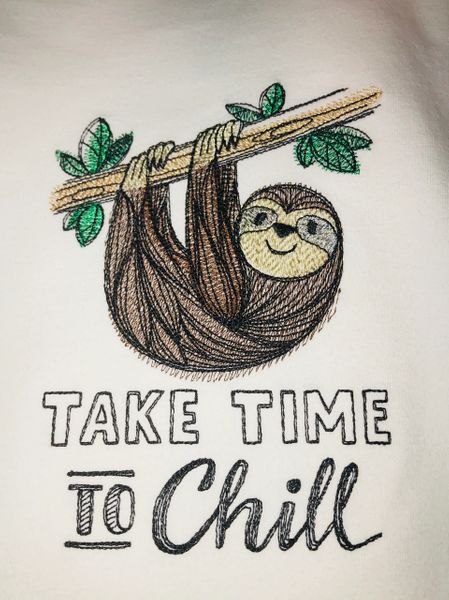 Take Time to Chill Sloth